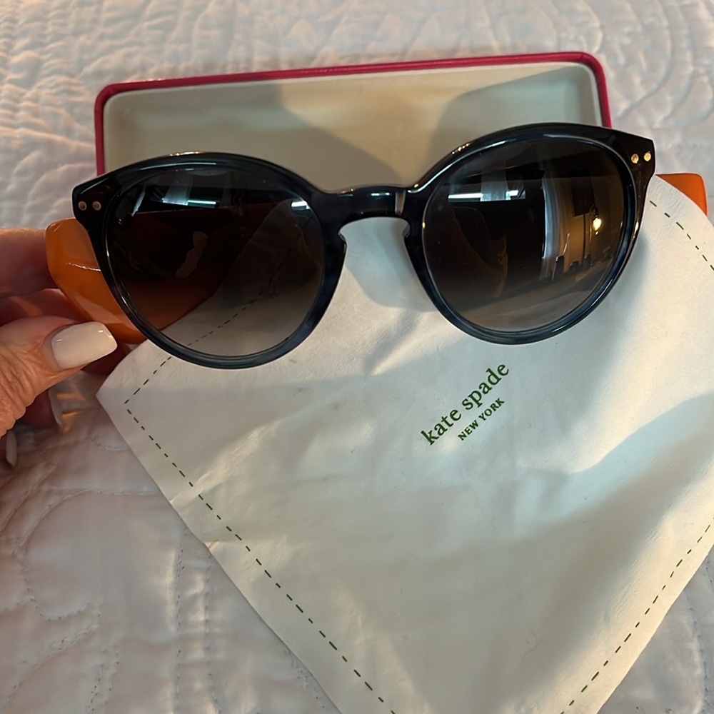 Kate Spade Sunglasses - Navy Blue - image 5